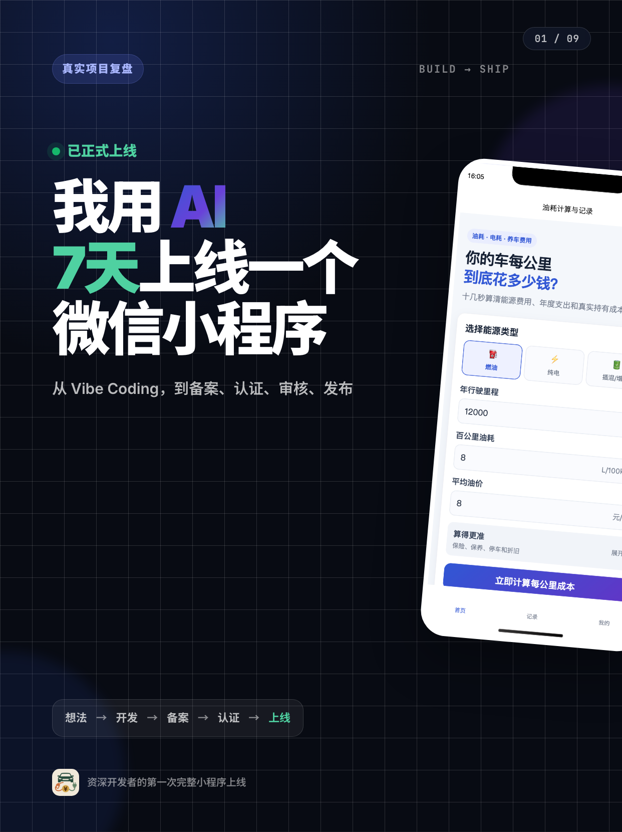 用 AI,7 天上线一个微信小程序